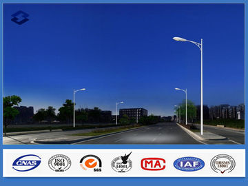One Arm Conical Hot Dip Galvanized Street LED Light Steel Pole