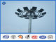 강철판 물자 높은 돛대는 전등 기둥, ASTMA 123/EN ISO 1461 기준 투광램프 극 /mast를 지도했습니다
